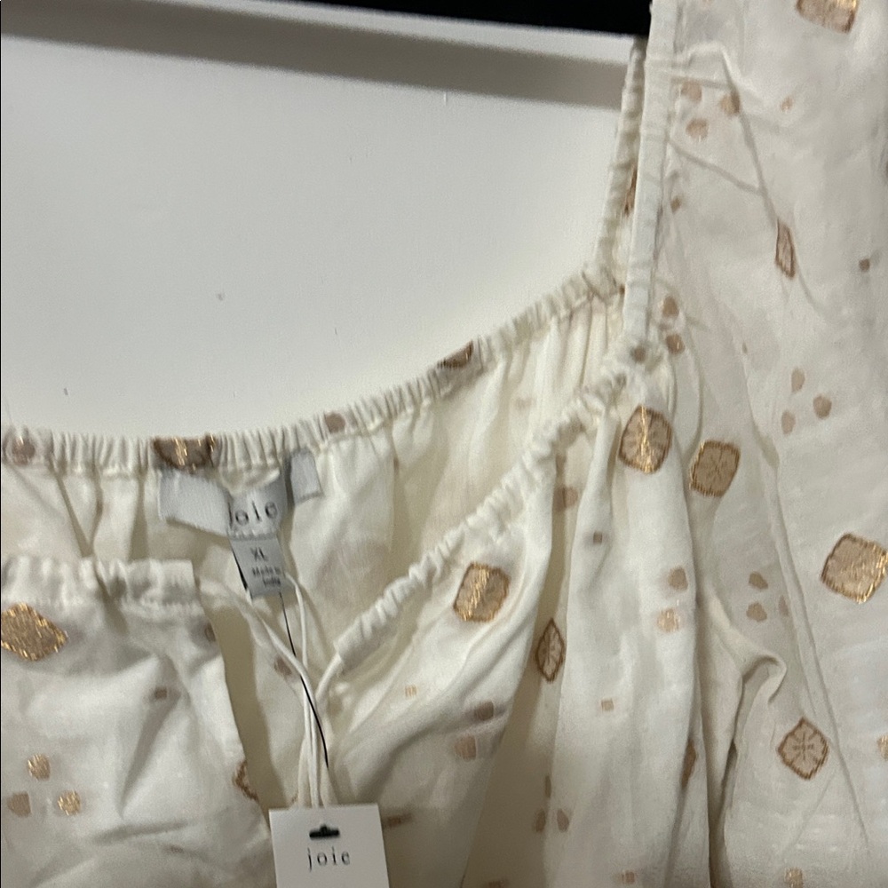 Joie White and Gold Patterned Dress - Picture 10 of 12